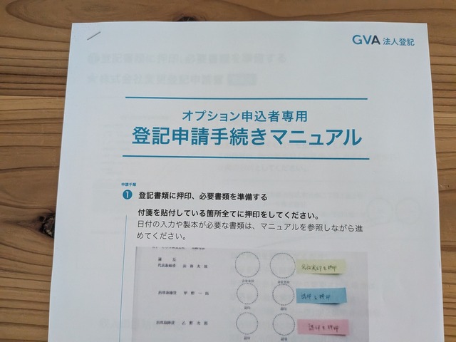 GVA法人登記のマニュアル